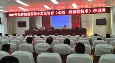 朱林镇举行2019年朱林镇新型职业农民培育培训