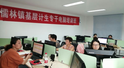 儒林镇：计生协举办计生专干电脑培训班 